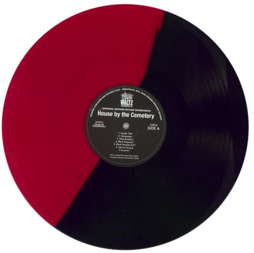 Walter Rizzati House By The Cemetery - Red/Black Split Vinyl - Shrink vinyl LP album (LP record) UK XC9LPHO857880