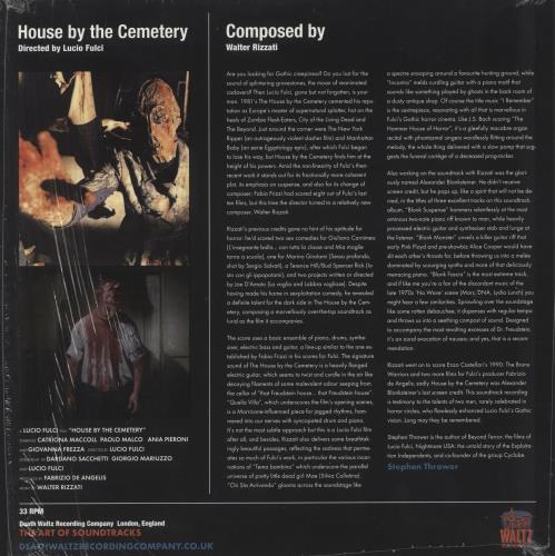 Walter Rizzati House By The Cemetery - Red/Black Split Vinyl - Shrink vinyl LP album (LP record) UK XC9LPHO857880