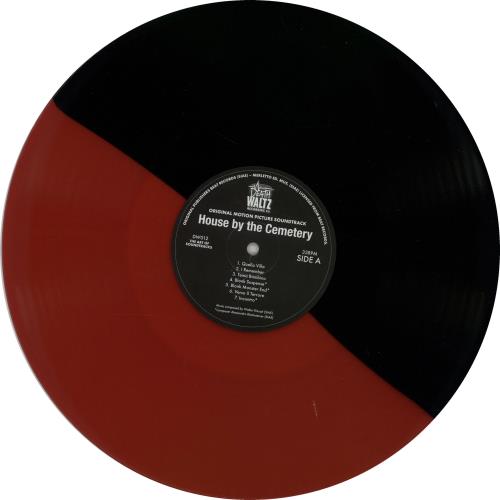 Walter Rizzati House By The Cemetery - Red/Black Split Vinyl vinyl LP album (LP record) UK XC9LPHO647877