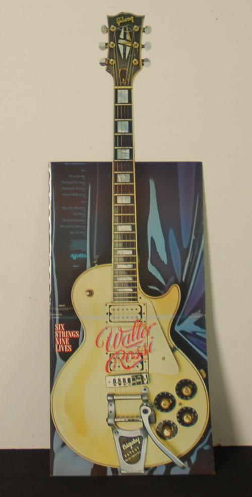 Walter Rossi Six Strings Nine Lives vinyl LP album (LP record) Canadian W8LLPSI624786