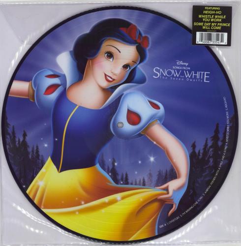 Walt Disney Songs From Snow White and The Seven Dwarfs picture disc LP (vinyl picture disc album) US W-DPDSO768061