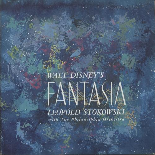 Walt Disney Walt Disney's Fantasia 3-LP vinyl record set (Triple Album) US W-D3LWA681757