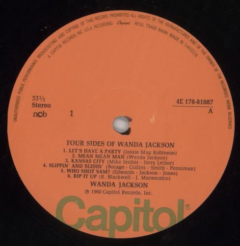 Wanda Jackson Four Sides Of Wanda Jackson 2-LP vinyl record set (Double LP Album) Swedish WJC2LFO604901