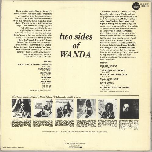 Wanda Jackson Two Sides Of Wanda vinyl LP album (LP record) French WJCLPTW712345