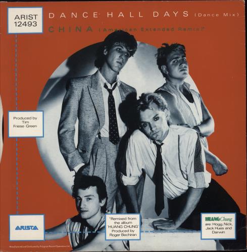 Wang Chung Dance - Hall Days 12" vinyl single (12 inch record / Maxi-single) UK WAN12DA778959