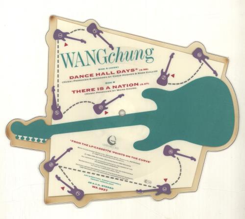 Wang Chung Dance Hall Days shaped picture disc (picture disc vinyl record) UK WANSHDA116782