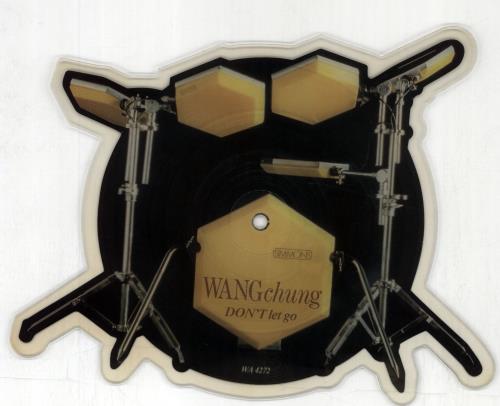 Wang Chung Don't Let Go shaped picture disc (picture disc vinyl record) UK WANSHDO102236