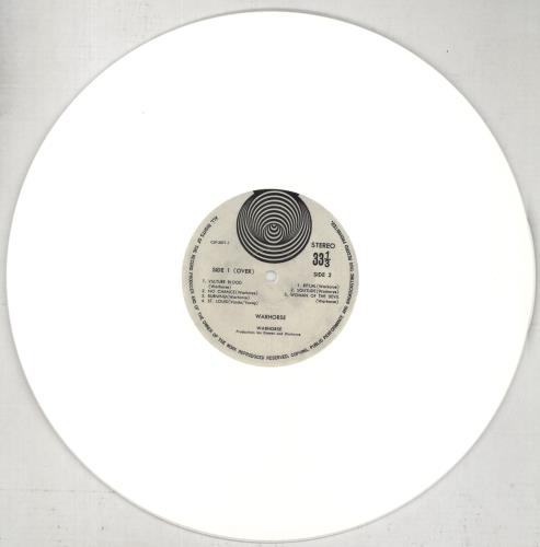 Warhorse Warhorse - White Vinyl vinyl LP album (LP record) US WAHLPWA850102