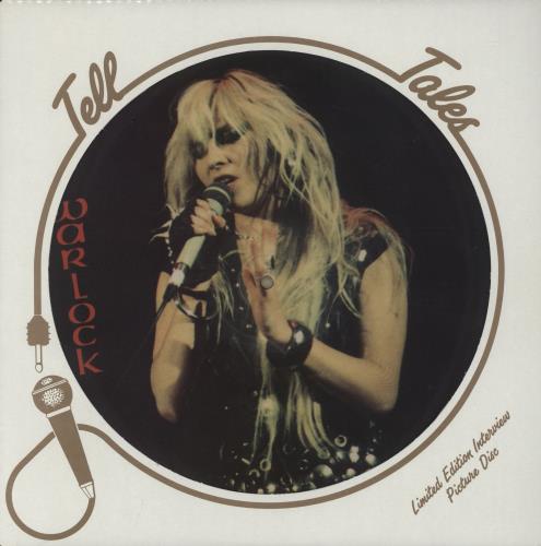 Warlock Interview picture disc LP (vinyl picture disc album) UK WLKPDIN83784