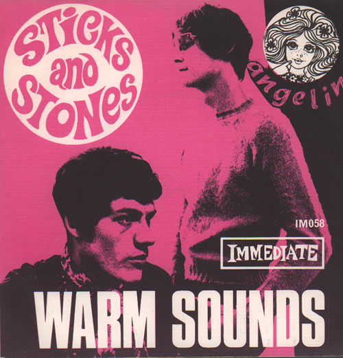 Warm Sounds Sticks And Stones - P/s 7" vinyl single (7 inch record / 45) Norwegian WC407ST635823