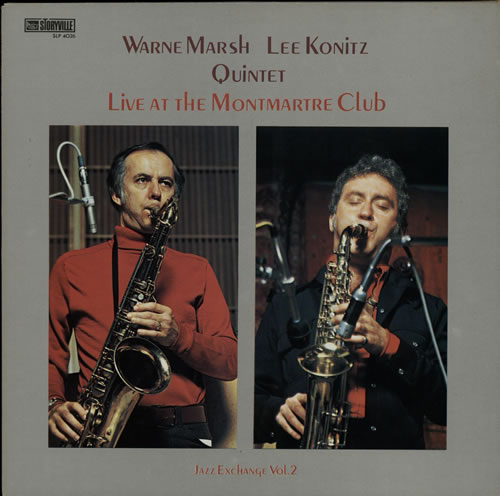 Warne Marsh Live At The Montmartre Club Volume 2 vinyl LP album (LP record) UK WC0LPLI567941