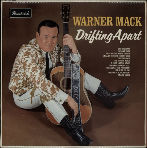 Warner Mack Drifting Apart vinyl LP album (LP record) UK WD9LPDR631436