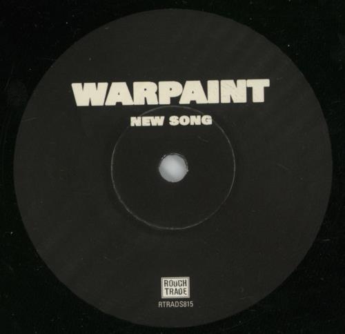 Warpaint New Song 7" vinyl single (7 inch record / 45) UK WDR07NE682860