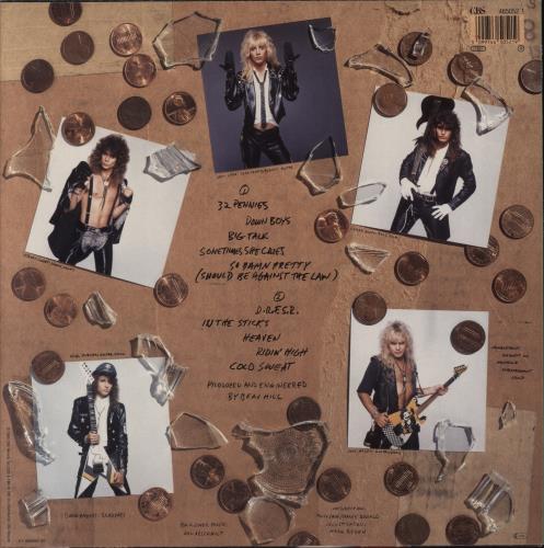 Warrant Dirty Rotten Filthy Stinking Rich vinyl LP album (LP record) UK WNTLPDI84614