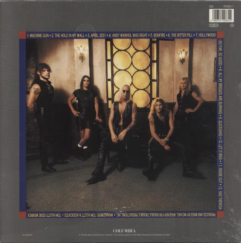 Warrant Dog Eat Dog - Shrink vinyl LP album (LP record) Dutch WNTLPDO857424