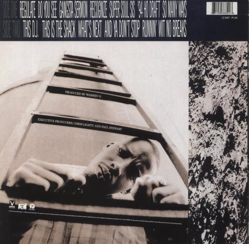 Warren G Regulate... G Funk Era vinyl LP album (LP record) UK WRNLPRE858955