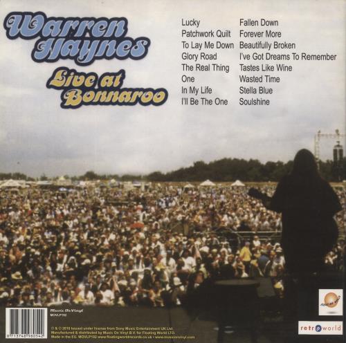 Warren Haynes Live At Bonnaroo - 180 Gram Vinyl 2-LP vinyl record set (Double LP Album) UK WCV2LLI877656
