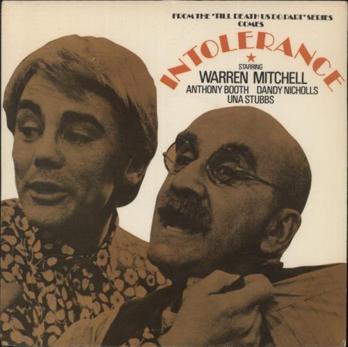 Warren Mitchell Intolerance 7" vinyl single (7 inch record / 45) UK 7WM07IN888713