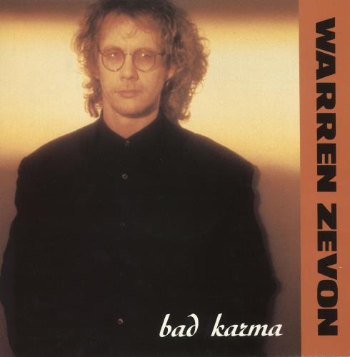Warren Zevon Bad Karma 12" vinyl single (12 inch record / Maxi-single) UK WZV12BA736576