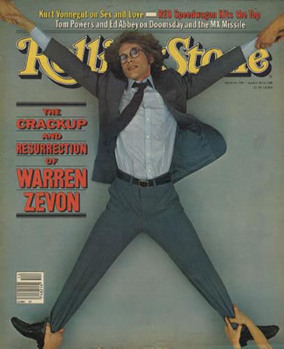 Warren Zevon Rolling Stone - March 1981 magazine US WZVMARO347939