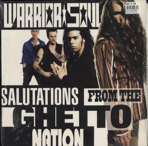 Warrior Soul Salutations From The Ghetto Nation - shrink vinyl LP album (LP record) German WSSLPSA777101
