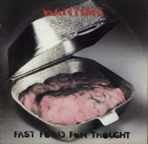 Wartime Fast Food For Thought - Promo 12" vinyl single (12 inch record / Maxi-single) US 7AZ12FA863641