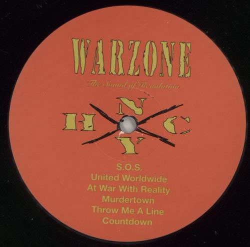 Warzone The Sound Of Revolution vinyl LP album (LP record) US 76WLPTH866706