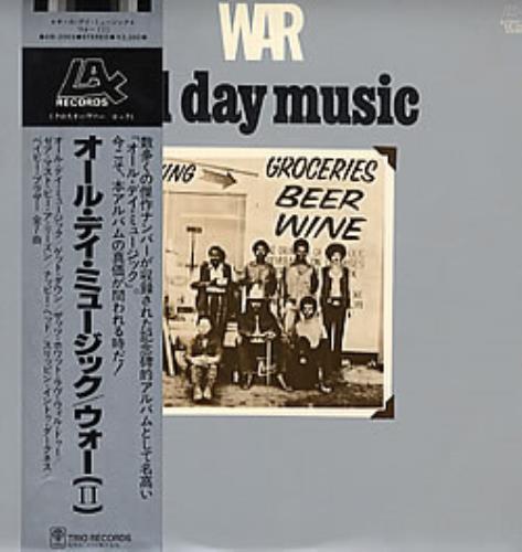 War All Day Music vinyl LP album (LP record) Japanese W-RLPAL283446