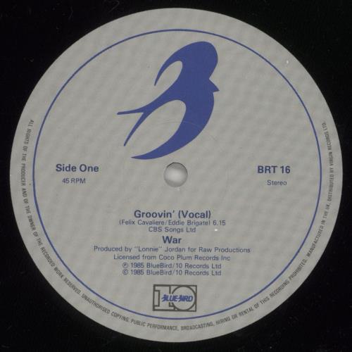 War Groovin' 12" vinyl single (12 inch record / Maxi-single) UK W-R12GR58429