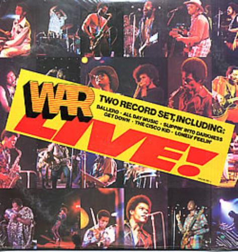 War Live! 2-LP vinyl record set (Double LP Album) Venezuelan W-R2LLI266553