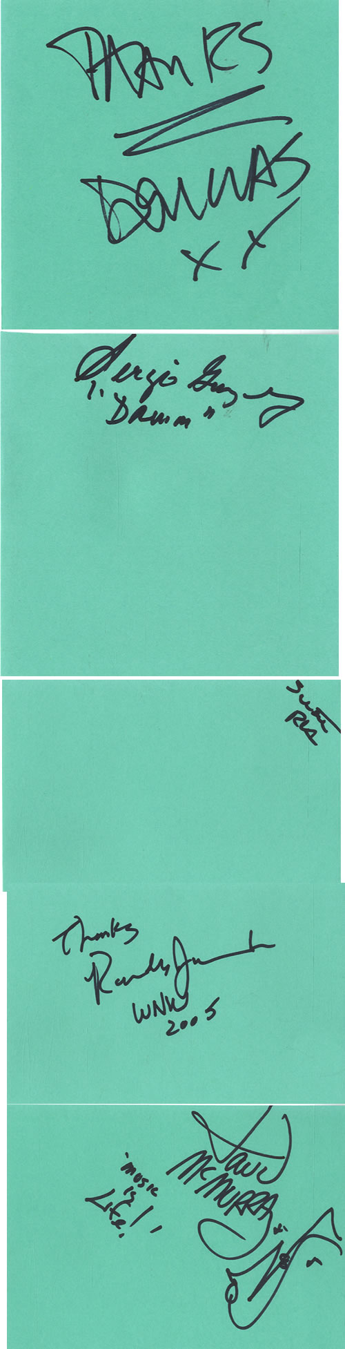 Was (Not Was) Pages From An Autograph Book memorabilia UK WNWMMPA601922