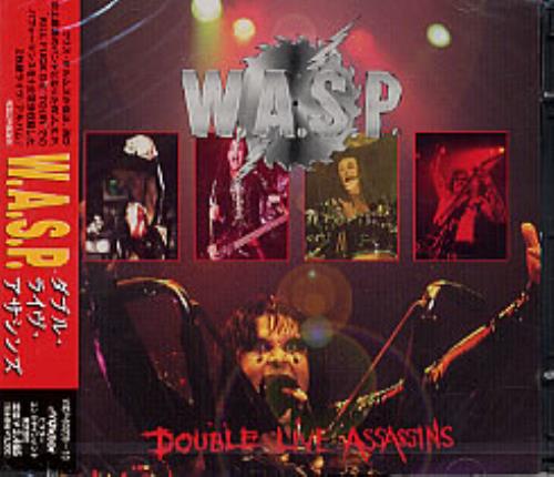 WASP Double Live Assassins 2 CD album set (Double CD) Japanese WAS2CDO200851
