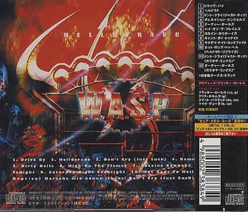 WASP Helldorado CD album (CDLP) Japanese WASCDHE139480
