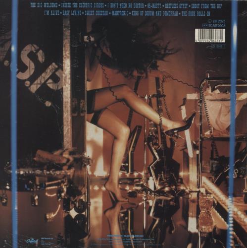 WASP Inside The Electric Circus - Shrink vinyl LP album (LP record) UK WASLPIN865607