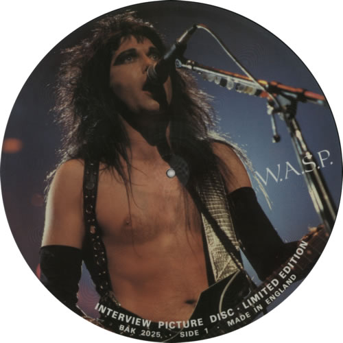 WASP Interview Picture Disc vinyl LP album (LP record) UK WASLPIN241316
