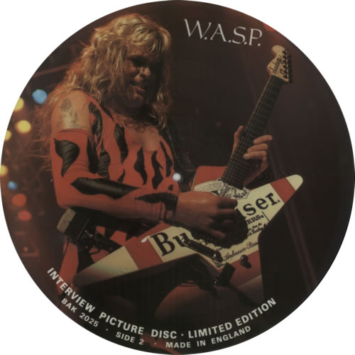 WASP Interview Picture Disc vinyl LP album (LP record) UK WASLPIN241316