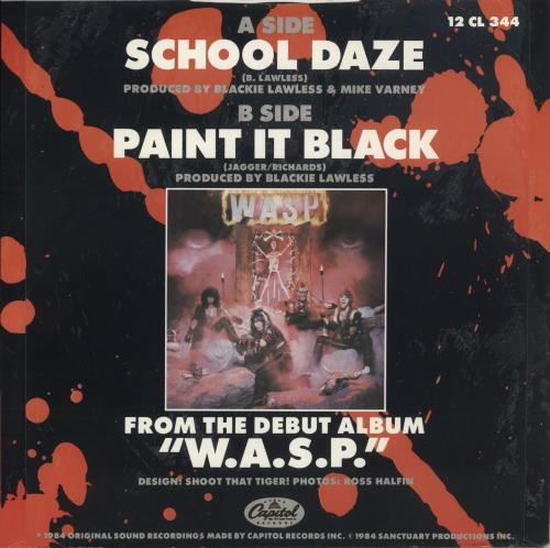 WASP School Daze 12" vinyl single (12 inch record / Maxi-single) UK WAS12SC160073
