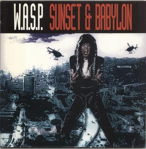 WASP Sunset & Babylon 12" vinyl single (12 inch record / Maxi-single) UK WAS12SU22510