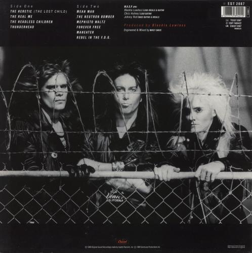 WASP The Headless Children - VG vinyl LP album (LP record) UK WASLPTH876763