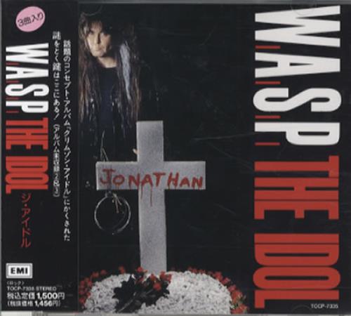 WASP The Idol + obi CD single (CD5 / 5") Japanese WASC5TH194653