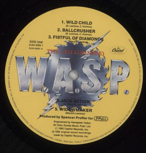 WASP The Last Command - EX vinyl LP album (LP record) UK WASLPTH572678