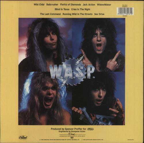 WASP The Last Command vinyl LP album (LP record) UK WASLPTH405310