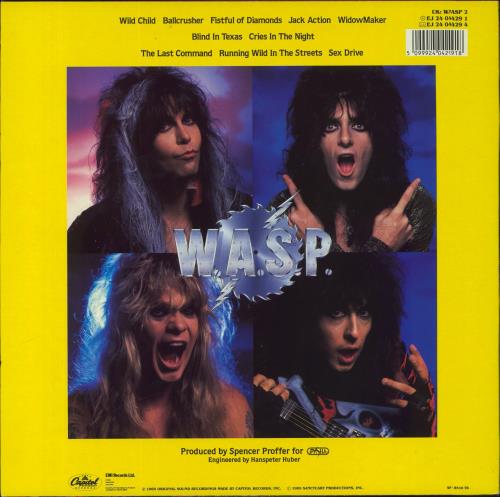 WASP The Last Command vinyl LP album (LP record) UK WASLPTH828223