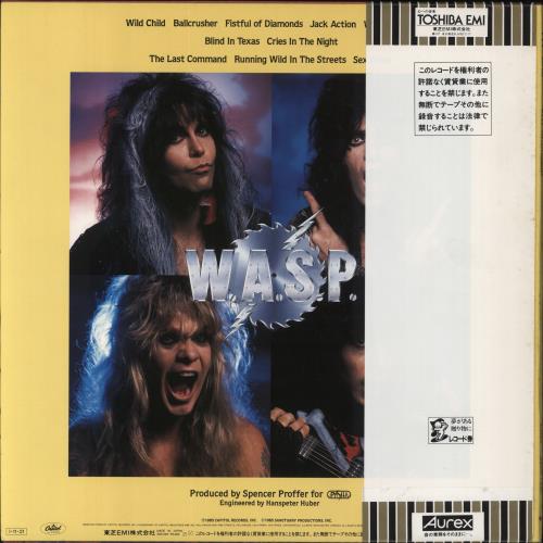 WASP The Last Command vinyl LP album (LP record) Japanese WASLPTH829181