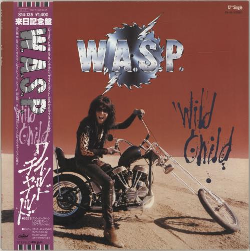 WASP Wild Child 12" vinyl single (12 inch record / Maxi-single) Japanese WAS12WI202991