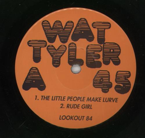 Wat Tyler I Wanna Be Billie Joe 7" vinyl single (7 inch record / 45) US WF907IW870251