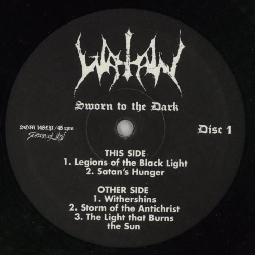 Watain Sworn To The Dark 2-LP vinyl record set (Double LP Album) French 5V32LSW869637