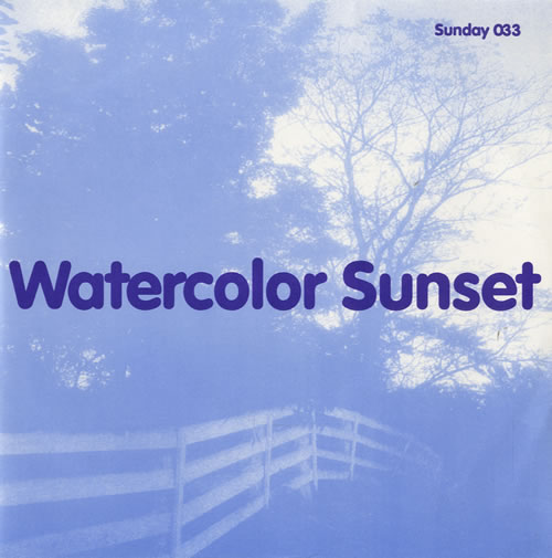 Watercolor Sunset International Pop Star 7" vinyl single (7 inch record / 45) US WD607IN509652