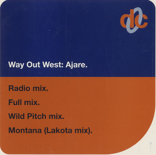 Way Out West Ajare CD single (CD5 / 5") UK WYWC5AJ449451