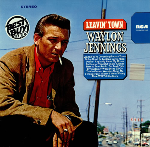 Waylon Jennings Leavin' Town vinyl LP album (LP record) UK WAJLPLE437314